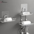 soap holder organizer lagayan ng sabon pang ligo soap organizer OYOREFD Strong Wall Mounted Stainless Steel Soap Holder Bathroom Double Layer Drain Soap Tray Shower Soap Dish Bathroom Products. 
