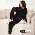Autumn and winter coral velvet pajamas fairy warm warm suit pants new casual long sleeve loungewear thickened fashion women's winter.