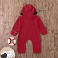 (NEW)Toddler Baby Boys Cartoon Ears Hoodie Zip Clothes Jumpsuit. 