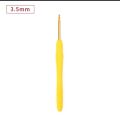 1pcs Crochet Hook Mix Size 2.5mm to 5.0 mm Soft Handle Knitting Hooks Needles DIY Craft Yarn Sewing Needle.