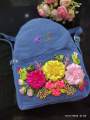 Hand Embroidery processing jute Bagpacks - Bag.