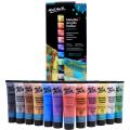 Mont Marte Premium Metallic Acrylic Paint Set 36 ML 12 Colors.