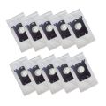 10 Pack Replacement Vacuum Bag Dust Bag Compatible for Electrolux S Bag Classic EL200F EL8500 Vacuum Cleaner Accessories.
