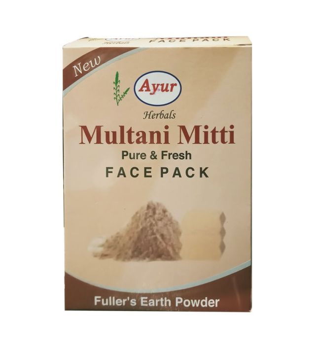 Ayur Herbal Multani Mitti Face Pack Powder - 100g