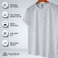 Manfare's Premium Solid T Shirt - Grey I. 