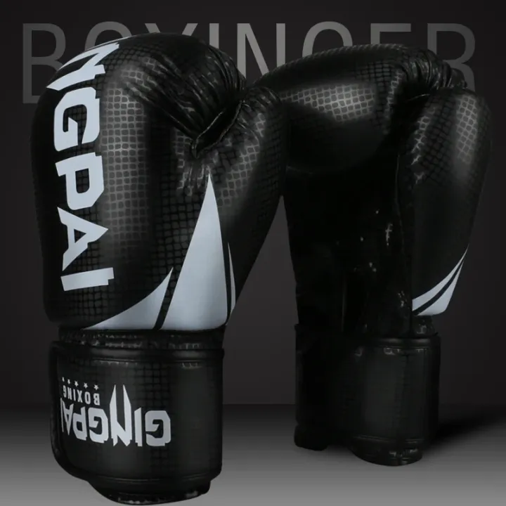 GINGPAI%206oz%208oz%2010oz%2012oz%20Adult%20Men's%20Women's%20Kids%20Boxing%20Gloves%20PU%20Leather%20MMA%20Muay%20Thai%20Sanda%20Professional%20Fighting%20Gloves%20-%20Image%202