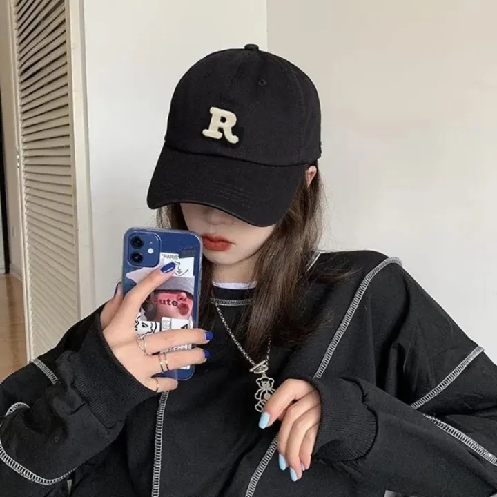 Men%20and%20Woman's%20Baseball%20Caps%20%D0%BA%D0%B5%D0%BF%D0%BA%D0%B0%20%D0%B6%D0%B5%D0%BD%D1%81%D0%BA%D0%B0%D1%8F%20Adjustable%20Casual%20Embroidered%20Letter%20R%20Cotton%20Sun%20Hats%20Unisex%20Solid%20Color%20Visor%20Hat%20-%20Image%204