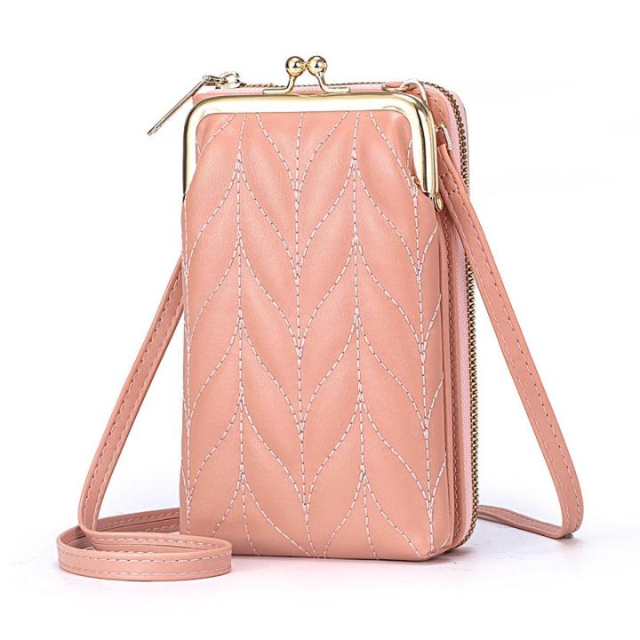 Fashion Women's Bag Soft Leather Wallets Cell Phone Purse Messenger Bags Of Women Strap Handbag Female Crossbody Shoulder Bag