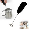 Hand Mixer Cappuccino Coffee Maker - Black. 