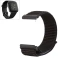 For Fitbit Versa / Versa 2 Nylon Watch Band with Hook and Loop Fastener(Red). 
