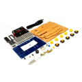 1Set DIY Electronic Soldering Welding Tranning Set Snake Plane Pixel Game Console Making Kit with Acrylic Case. 