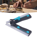 2-In-1 Measuring Angle Cutting Tool Accurate Gauges Miter Gauge for Saws Goniometer Angle Ruler.