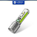 UZBOO Keychain Light Ultra Small Mini Multi-function Flashlight Handheld Mini Tactical Flashlight USB Rechargeable 6 Modes Electric Torch Light Outdoor Flashlight for Camping /Hiking /Cycling. 