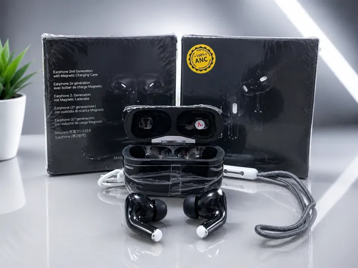 Airpods%20Pro%20/%20tws%20Black%20edition%20wireless%20earbuds%20Bluetooth%20Replica%20headphone%20-%20Image%204