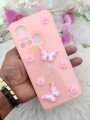 New ladies back cover For Itel Vision 5 / ITel S18 4g - butterfly phone case.