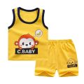 Boys summer megi cartoon dress colorful set.