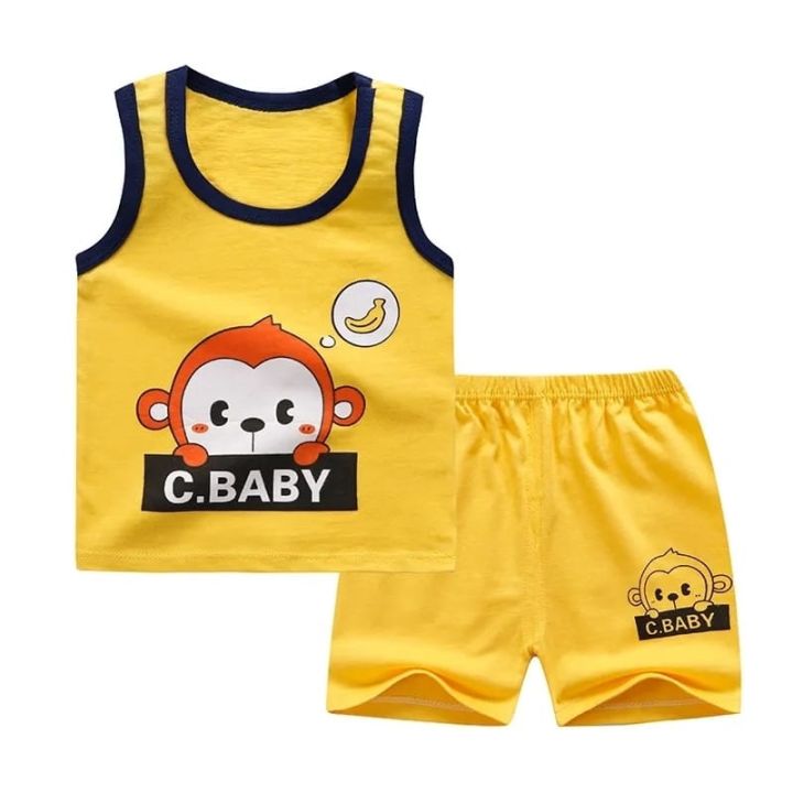 Boys%20summer%20megi%20cartoon%20dress%20colorful%20set%20-%20Image%203