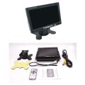 Mini TV 7 Inch HD Monitor 800X480 Portable Car LCD Screens on DVD/CMMB Two Input for Passenger Cars Trucks.