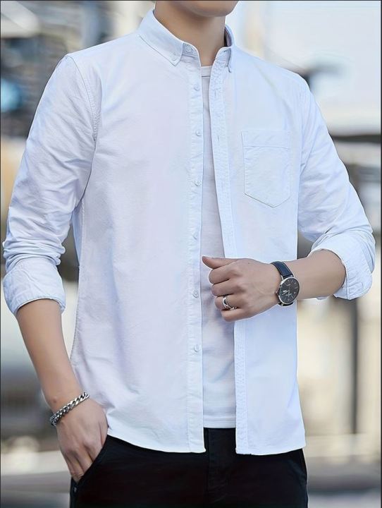 Men's%20Stylish%20&%20Fashionable%20Trendy%20Good%20Looking%20Long%20Sleeve%20Formal%20Shirt%20-%20Image%203