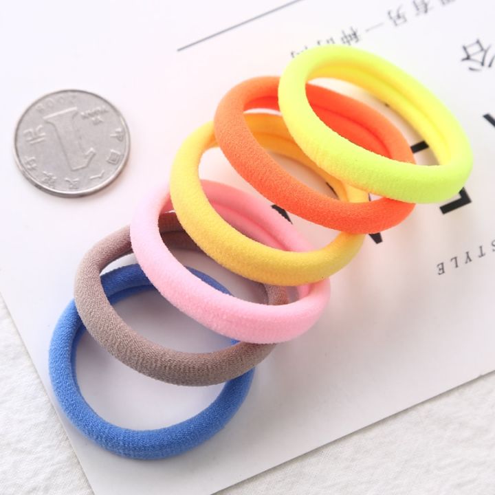 50pcs/bag%2040mm%20Pure%20White%20Hair%20Holders%20Rubber%20Bands%20Elastics%20Girl%20Women%20Tie%20Gum%20Headband%20Hair%20Accessories%20Elastic%20Hair%20Bands%20-%20Image%205