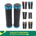 Cycling Lock-on Anti-Slip Bicycle Handlebar Handle Grips for MTB BMX.