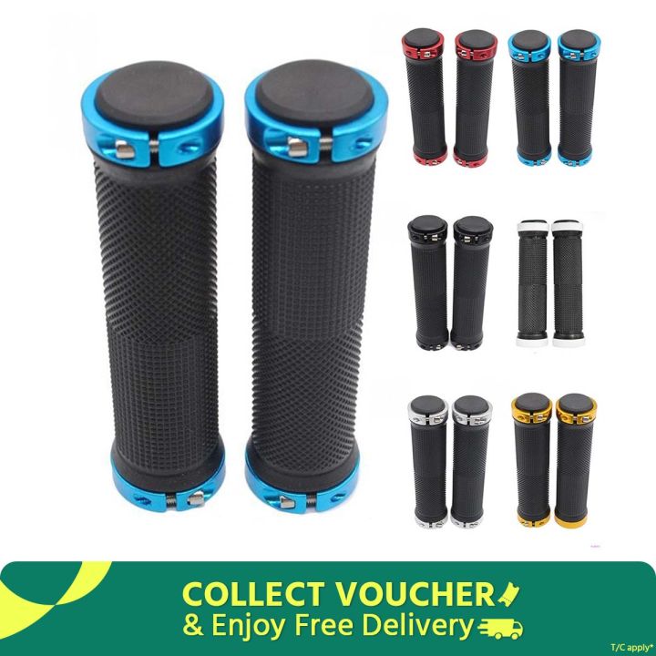 Cycling Lock-on Anti-Slip Bicycle Handlebar Handle Grips for MTB BMX