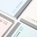 【Happy childhood memories】Campus Study Notebook A5 B5 Square English Subject Memo Columas Blank Simple Student Stationery. 