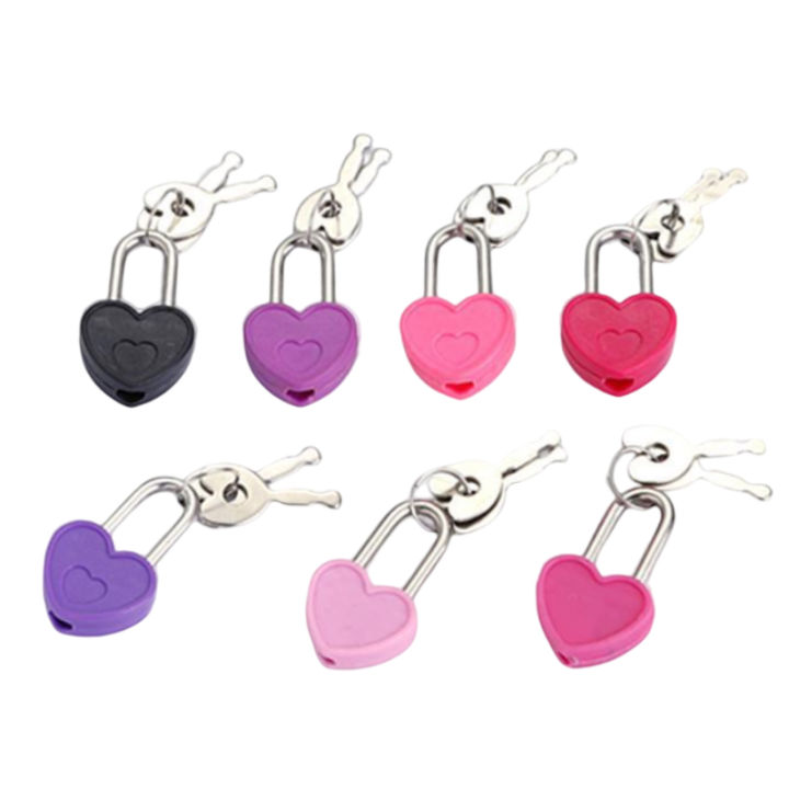 Plastic%20Case%20Mini%20Heart%20Shape%20Padlocks%20Mini%20Padlocks%20With%20With%202%20Keys%20Lock%20for%20Travel%20Jewelry%20Box%20Diary%20Book%20Suitcase%20Cherry%20Super%20Store%20-%20Image%203