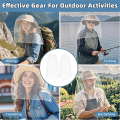2 Pack Mosquito Head Net Bug Head Net Insects Mesh Head Net for Gardening Hiking Fishing Traveling for Outdoor Face Neck Head Protecting White.