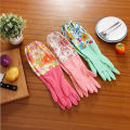 Kitchen Hand Gloves 1Pair- High Quality Silicone Dish Washing Kitchen Hand Gloves (Multicolor). 