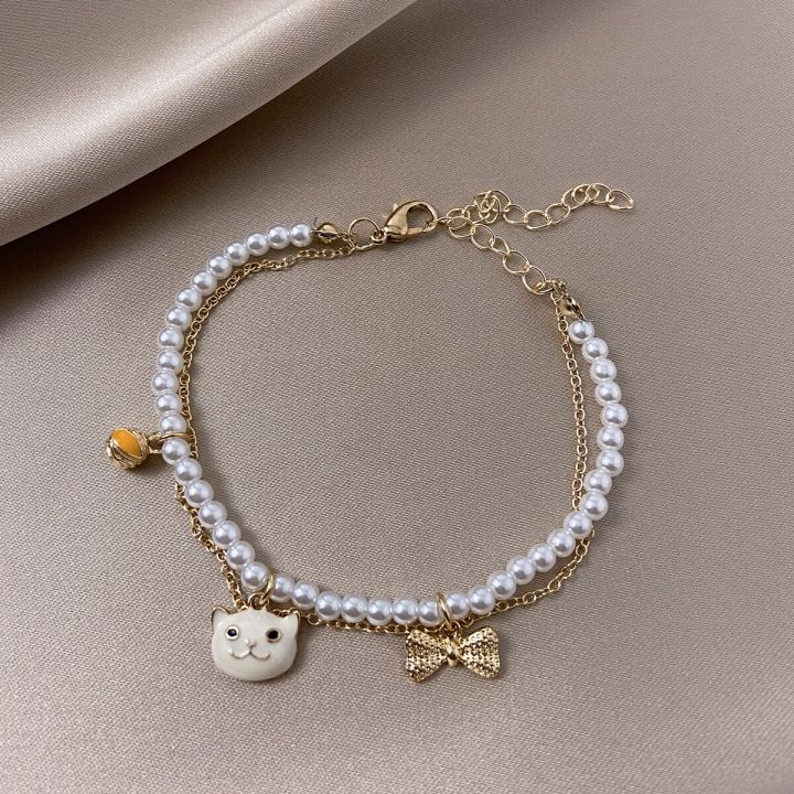 2021%20Elegant%20Baroque%20Pearl%20String%20Bracelet%20For%20Woman%20Luxury%20Zircon%20Bee%20Pendant%20Bracelet%20Fashion%20Girl's%20Sweet%20Jewelry%20-%20Image%207