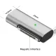 1 PCS 140W 90 Degree USB C to Magnetic 3 Charging Adapter Parts Accessories Compatible for MacBook Pro 2023 (M2, 14/16 Inch), for MacBook Air. 