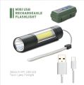 Rechargeable Torchlight Torch LED USB Portable Torch 3 -Mode Mini Camping Lighting zoom.