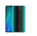 Redmi Note 8 Pro Back Screen Protective Film Carbon Fiber Skin Transparent Screen Guard Sticker. 