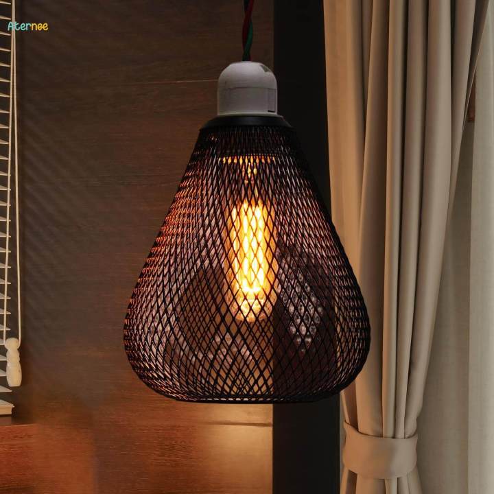 Iron%20Wire%20Lampshade%20Light%20Bulb%20Cage%20Vintage%20Style%20Lamp%20Holder%20Lantern%20Shade%20Ceiling%20Pendant%20Light%20Shade%20Hollow%20Lampshade%20for%20Kitchen%20Island%20-%20Image%206