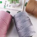 240 Meters Polyester Rope Crochet Bag Cord Macrame Rope Crochet Thread Gift for Knitter Yarn for DIY Hat Handbag Sweater Hat. 
