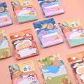 Cute Cartoon Sticky Note Pad, Creative Memo Note for School Students Office, Kawaii Self-adhesive Notepads for Kids. 