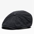 British retro octagonal cap men's cap ladies beret fashion casual hat.