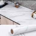 Marble Wallpaper, Waterproof Sticker PVC Self Adhesive Use Modern Kitchen, Table, Furniture Etc. 