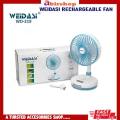 WEIDASI Rechargeable desk fan WD-219 (with Led light). 