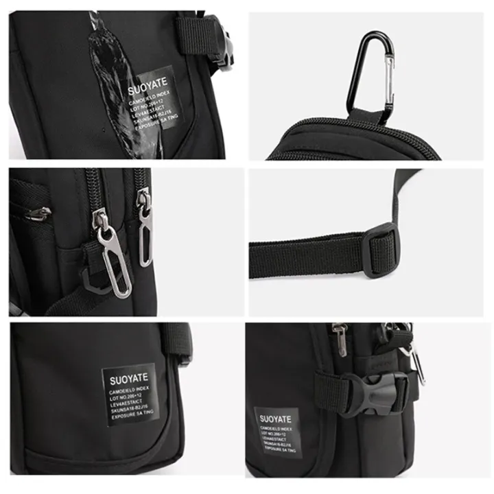 weixier%20Men's%20Casual%20Mini%20Shoulder%20Bags%20Crossbody%20Cross%20Messenger%20Sling%20Bag%20Travel%20Sports%20Tote%20Pack%20Handbag%20On%20Shoulder%20For%20Male%20-%20Image%204
