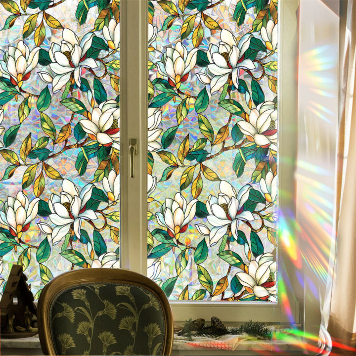GC%20Static%20Cling%20Decorative%20Window%20Film,%20Vivid%20Plant%20Flower%20Stained%20Glass%20Window%20Decals%20Sticker%20Non-Adhesive,%20Sunscreen%20Window%20Clings%20For%20Living%20Room%20Kitchen%20-%20Image%204