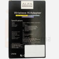 ALFA USB wireless-N Adapter 802.11n 2.4GHZ without Antenna - Black. 