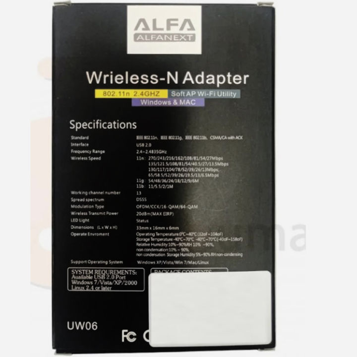 ALFA%20USB%20wireless-N%20Adapter%20802.11n%202.4GHZ%20without%20Antenna%20-%20Black%20-%20Image%203