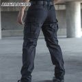 Men Casual Cargo Pants Elastic Classic Outdoor Hiking Trekking Tactical Sweatpants Manycket Trousers.