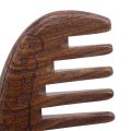 Pocket Wooden Comb Natural Black Gold Sandalwood Super Wide Tooth Wood Combs No Static Lice Beard Comb Hair Styling. 