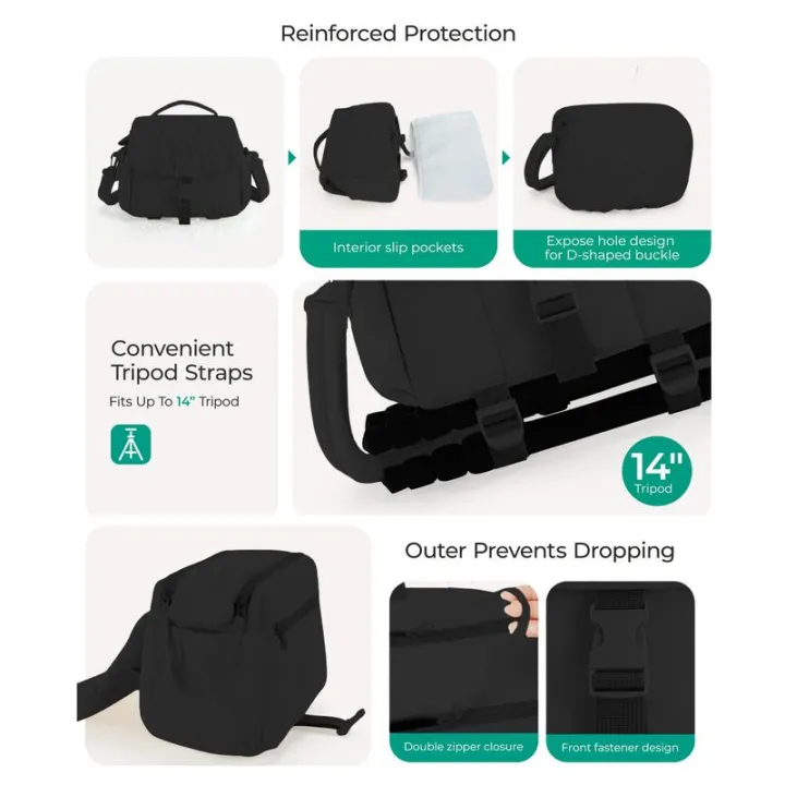 Small%20Camera%20Case%20Lightweight%20Water%20Resistant%20Camera%20Case%20Small%20Storage%20Organizer%20Compact%20Camera%20Shoulder%20Bag%20For%20Photographers%20-%20Image%203