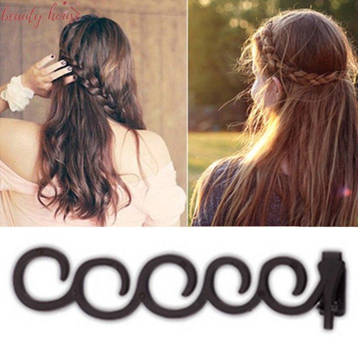 Women Curling Disk Centipede Styling Braid Clip Hair Accessory DIY Hairstyle Styling Women Twist Hair Clips Braiding Tools Fashion Twist Plait Hair Braid Magic Hair Twist