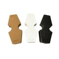 Retail 100 pieces/necklace package DIY double fold kraft paper label rectangular gift card label blank label 3 colors.
