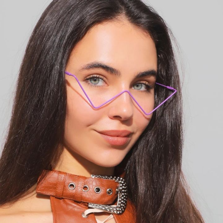 New%20Fashion%20Crystal%20Sunglasses%20Frames%20For%20Women%20Small%20Diamond%20Eyeglasses%20Line%20Alloy%20Frame%20Eyewear%20Punk%20Half%20Frame%20Glasses%20-%20Image%203